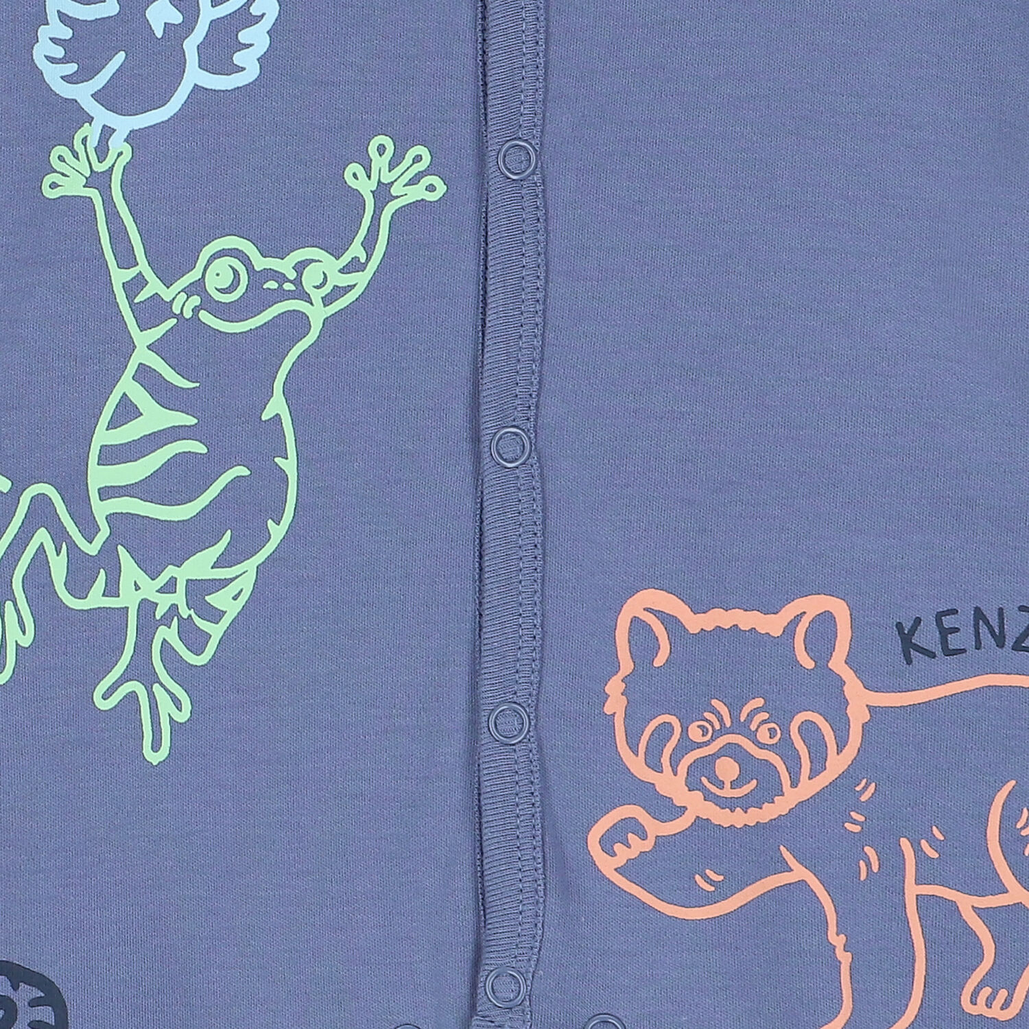 Baby Boys Blue Logo Babygrow, 1, hi-res